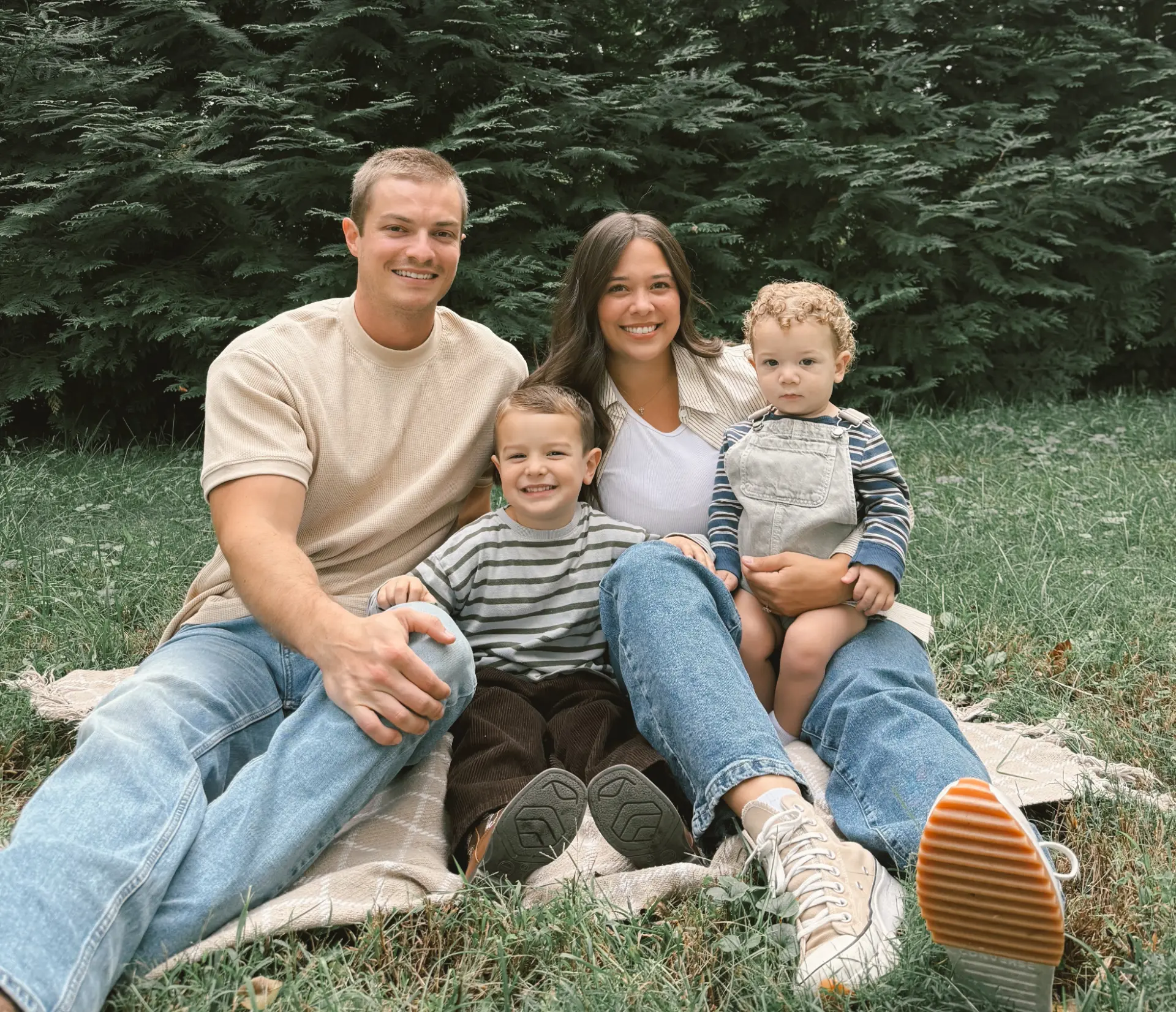 Brant and Machaela with their two sons